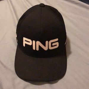 Black Ping S/M fitted hat